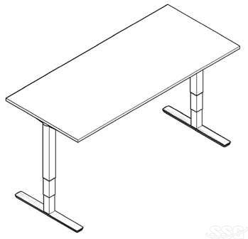 Thulema elektriski regulējami biroja galdi_