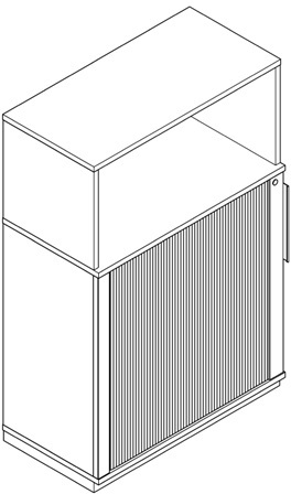 Rullo door office cabinets 