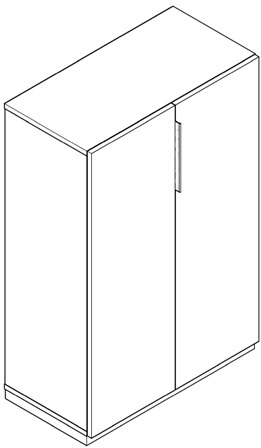 Office furniture with door 